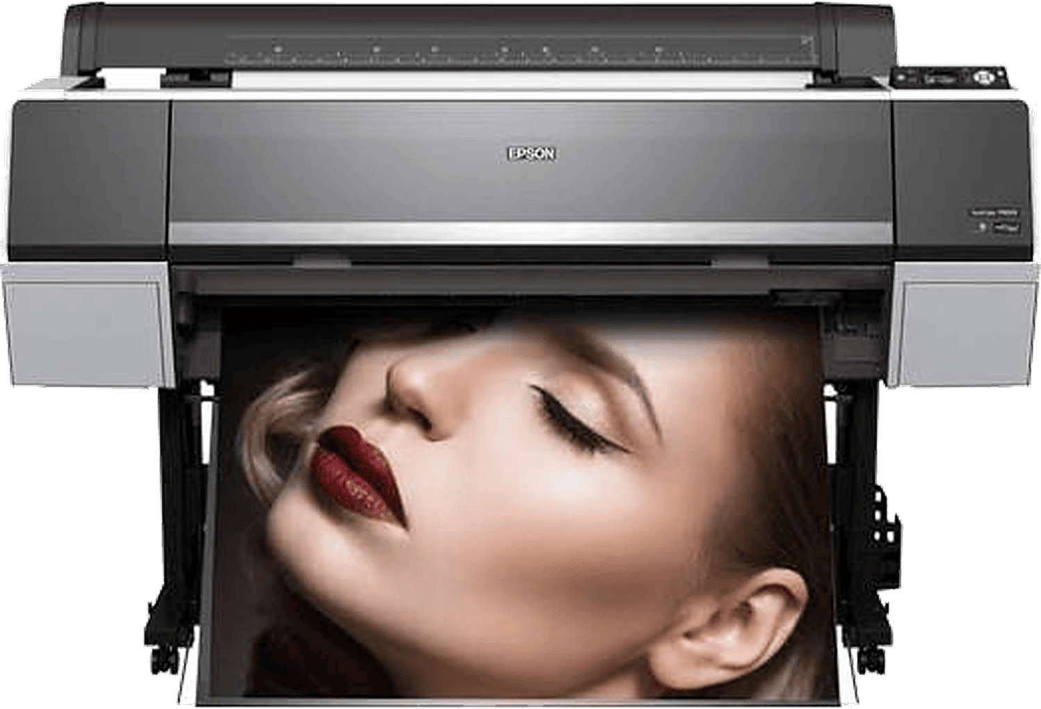 Plóter EPSON SureColor de gran formato con RIP StudioRIP, vista frontal