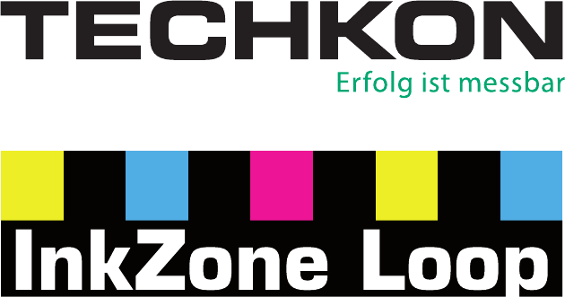 Logotipos TECHKON e InkZone Loop